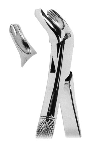 This is extracting forceps for dentistry use.It is used by dentals. It is used for extracting molar or teeth